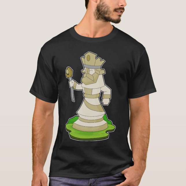 Camiseta Pista de ajedrez King Chess (Anverso)