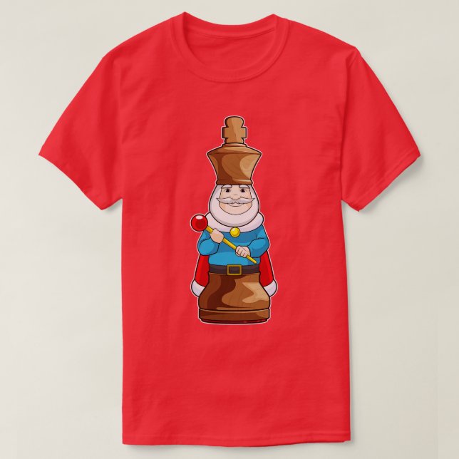 Camiseta Pista de ajedrez King Chess 1 (Diseño del anverso)