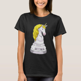 Camiseta Pista de ajedrez Knight Unicorn Chess