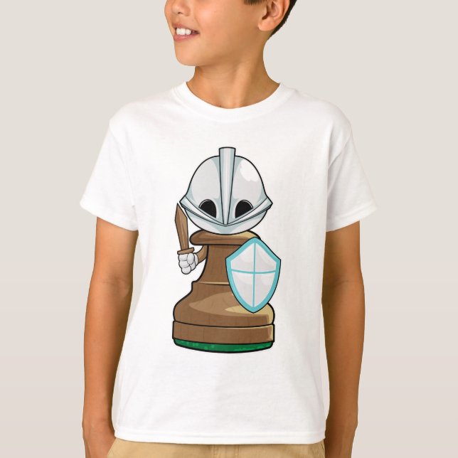 Camiseta Pista de ajedrez Pawn Chess (Anverso)