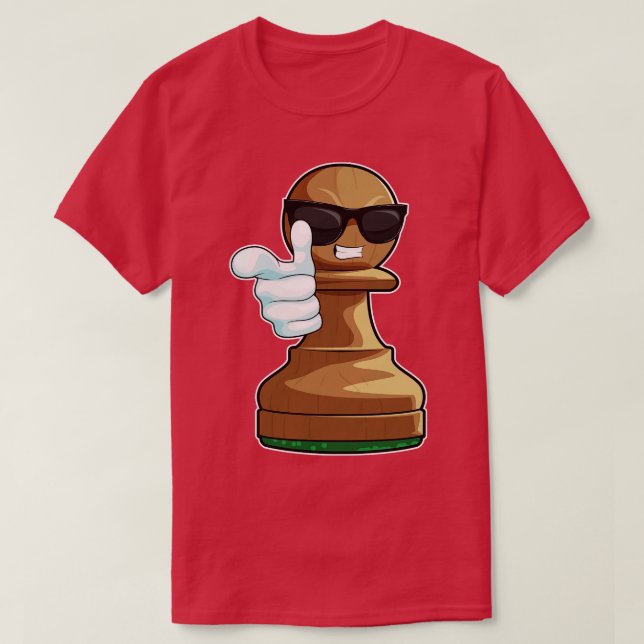 Camiseta Pista de ajedrez Pawn Chess 3 (Diseño del anverso)