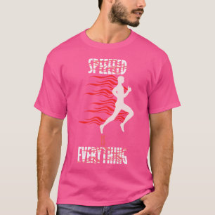 Camiseta Pista De Atletismo Irónica Y Campo Deporte De Carr