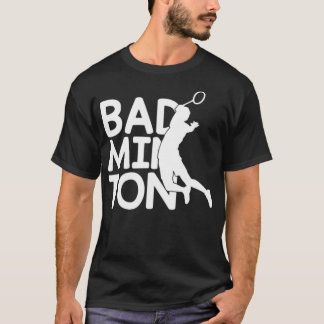 Camiseta Pista de bádminton en la corte