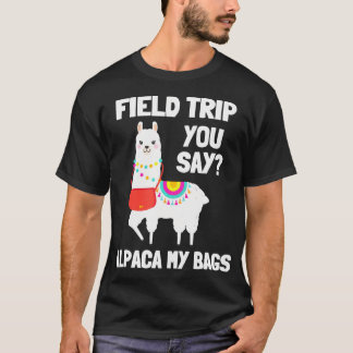 Camiseta Pista de campo día de escuadrón maestros de alpaca