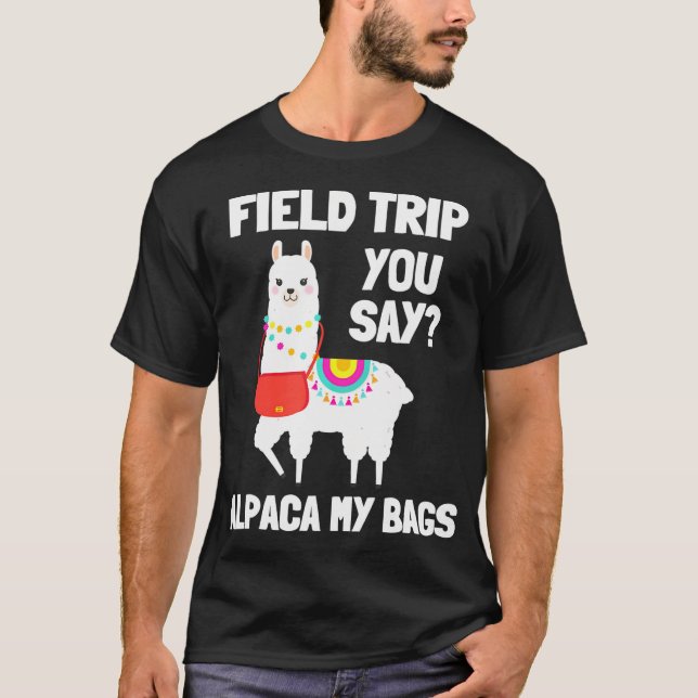 Camiseta Pista de campo día de escuadrón maestros de alpaca (Anverso)