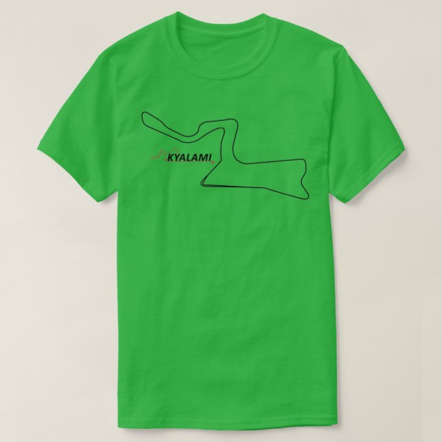 Camiseta pista de carreras de Kyalami (Diseño del anverso)