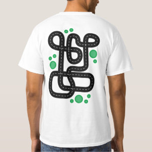Camiseta Pista de Carreras Niños Jugador de autos Papá Padr