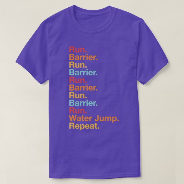 Camiseta Pista de carreras y campo de 3000m Steeplechas (Diseño del anverso)