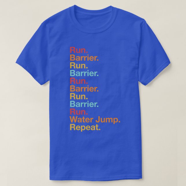 Camiseta Pista de carreras y campo de 3000m Steeplechas (Diseño del anverso)