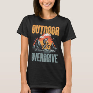 Camiseta Pista de Ciclismo de Montaña Outdoor Overdrive