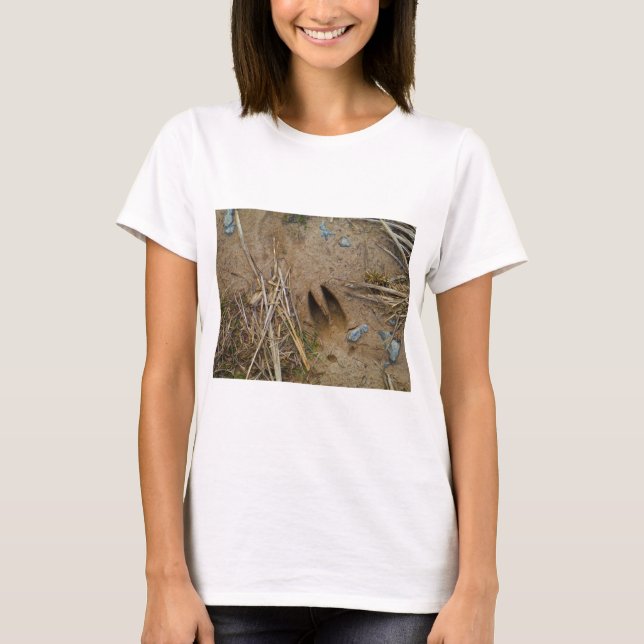 Camiseta pista de ciervo (Anverso)