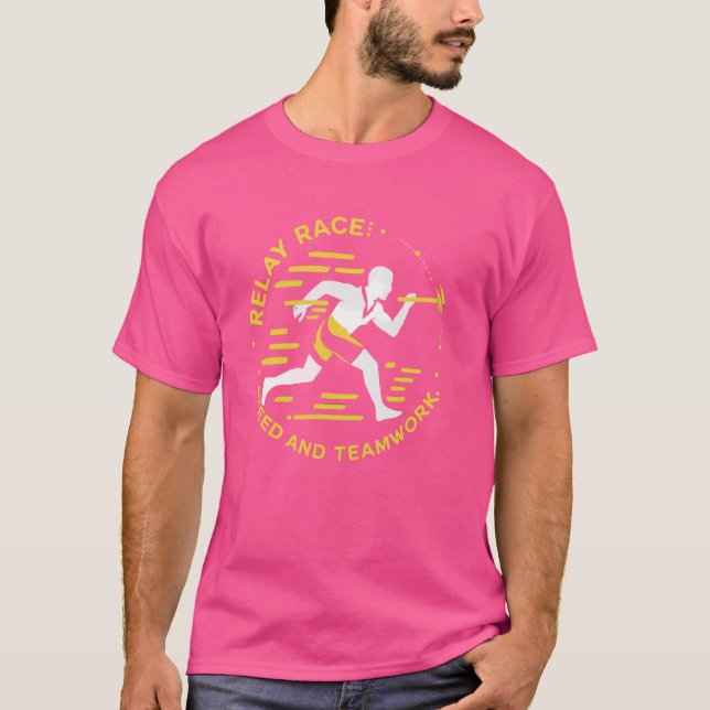 Camiseta Pista De Ejecución Del Atleta De La Carrera De Ret (Anverso)