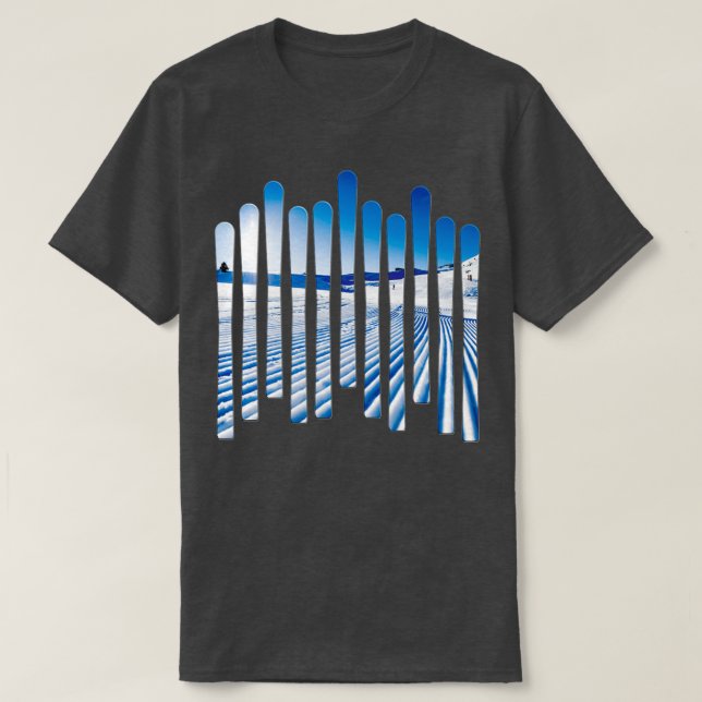 Camiseta Pista de esquí (Diseño del anverso)