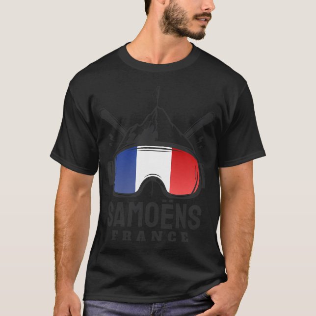 Camiseta Pista de esquí de Samons France (Anverso)