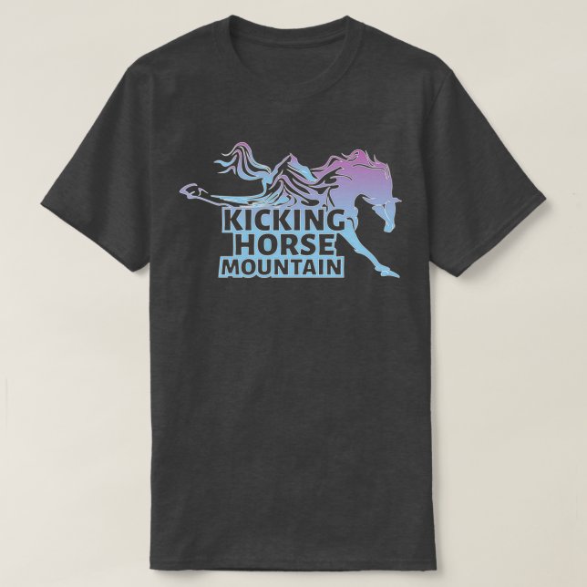 Camiseta Pista de patinaje sobre caballos y montaña (Diseño del anverso)