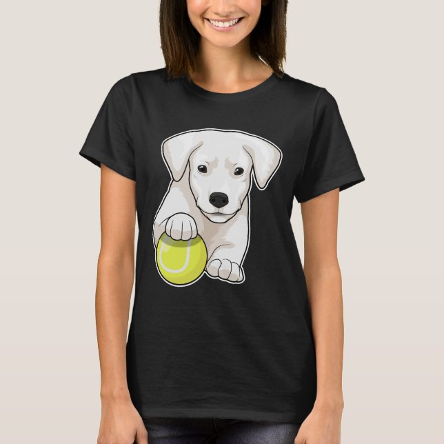 Camiseta Pista de perro Tenis (Anverso)