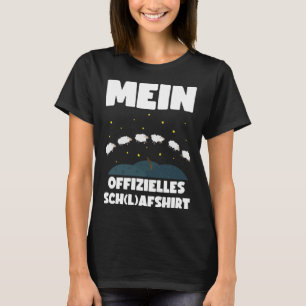 Camiseta Pista de pijamas de oveja de cordero de sueño