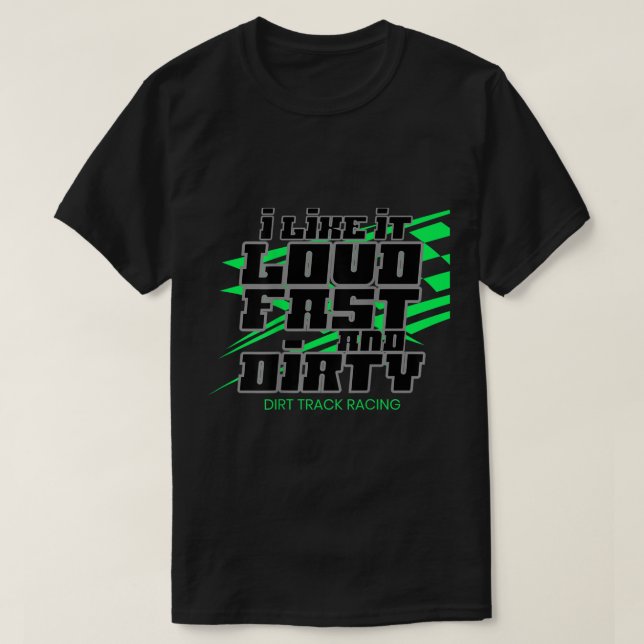Camiseta Pista de suciedad de la ropa de Carreras modificad (Diseño del anverso)