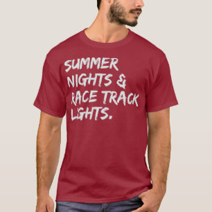 Camiseta Pista de suciedad de las pistas de carreras de las