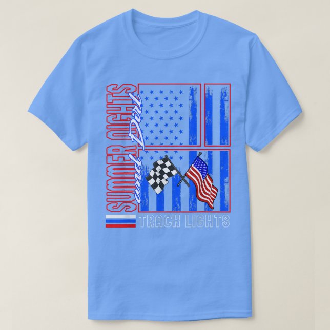 Camiseta Pista de suciedad de verano de coche de Carreras i (Diseño del anverso)