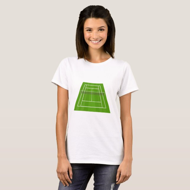 Camiseta Pista de tenis (Anverso completo)