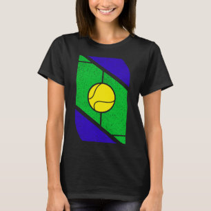 Camiseta Pista de tenis de vintage, entrenador de tenis, pi