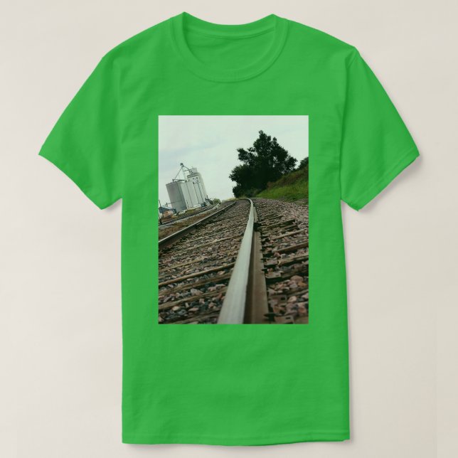 Camiseta Pista De Tren De Nebraska (Diseño del anverso)