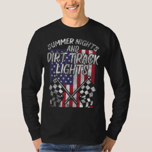 Camiseta Pista de veraneo de las noches de verano luces de 