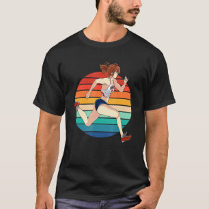 Camiseta Pista Y Campo Hurdler Chica Runner Hurdling Sprin