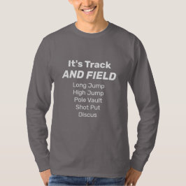 Camiseta Pista Y CAMPO - los lanzadores y puentes también s