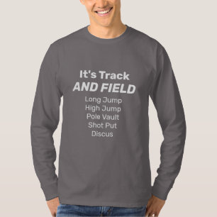 Camiseta Pista Y CAMPO - los lanzadores y puentes también s