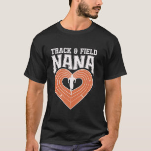Camiseta Pista Y Campo Nana Abuela Orgullosa Madre Atleta