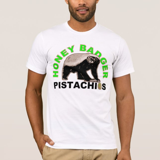 Camiseta pistachios de la marca de miel (Anverso)