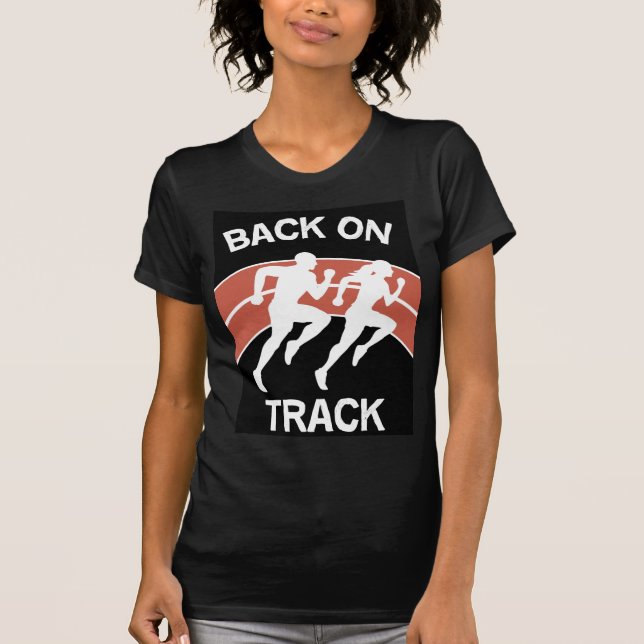 Camiseta Pistas atléticas | Atletas de pista | Corredores (Anverso)