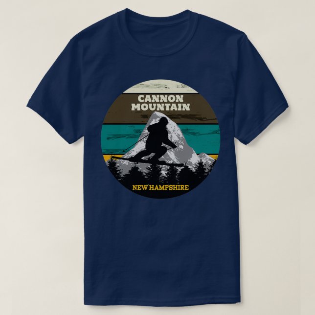 Camiseta Pistas De Esquí De La Montaña De Los Cañones De Es (Diseño del anverso)