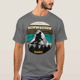 Camiseta Pistas De Esquí De Schweitzer En Idaho