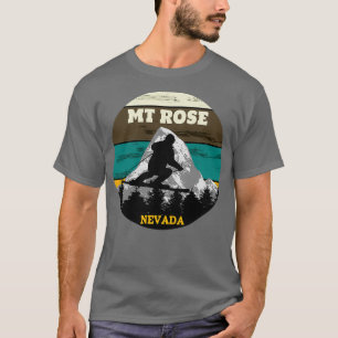 Camiseta Pistas De Esquí Rosa De Mt Nevada