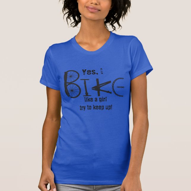 Camiseta Pistas de graffiti en bicicleta como una curiosa c (Anverso)