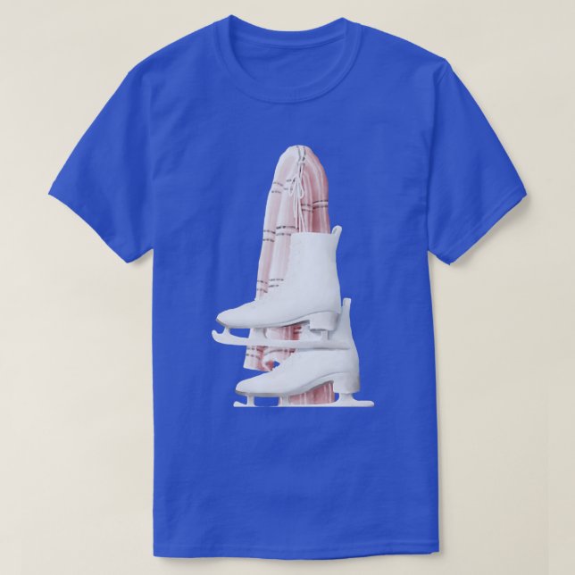 Camiseta Pistas de hielo en acuarelas con el hermoso arte d (Diseño del anverso)