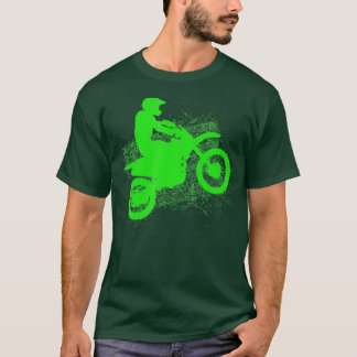 Camiseta Pistas de neumáticos para ciclistas sucios Neon Gr