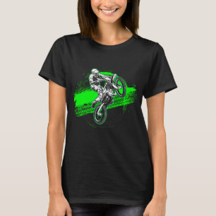 Camiseta Pistas de neumáticos para ciclistas sucios Neon Gr