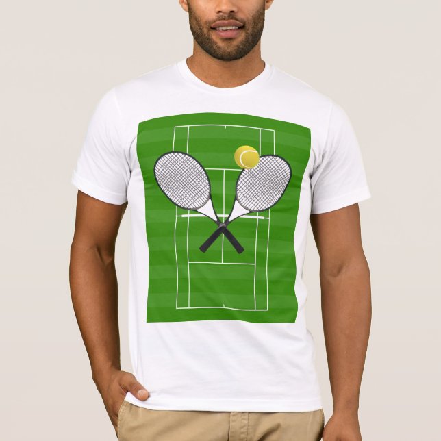 CAMISETA PISTAS DE TENIS (Anverso)