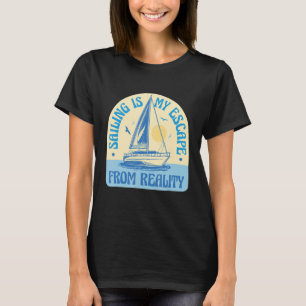 Camiseta Pistas de vela capitanes de la tripulación en el l