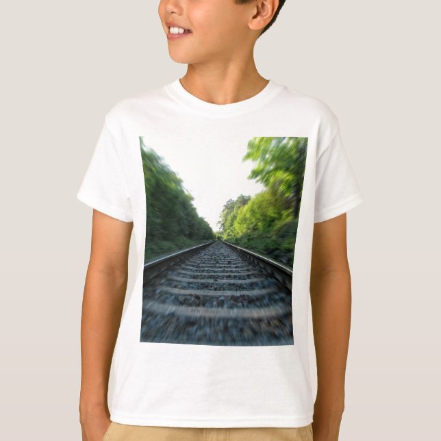 Camiseta Pistas ferroviarias (Anverso)