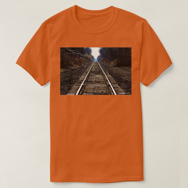 Camiseta Pistas ferroviarias 15 (Diseño del anverso)