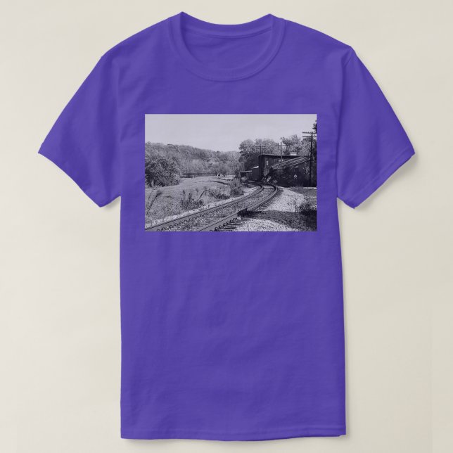 Camiseta Pistas ferroviarias de Galena (Diseño del anverso)