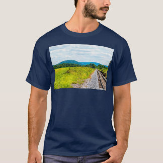 Camiseta Pistas y montañas ferroviarias de Gettysburg PA