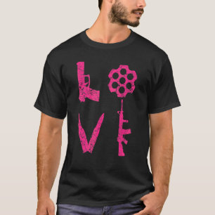 Camiseta Pistol Bullets Ar15 Rifle Pro Gun 2do A