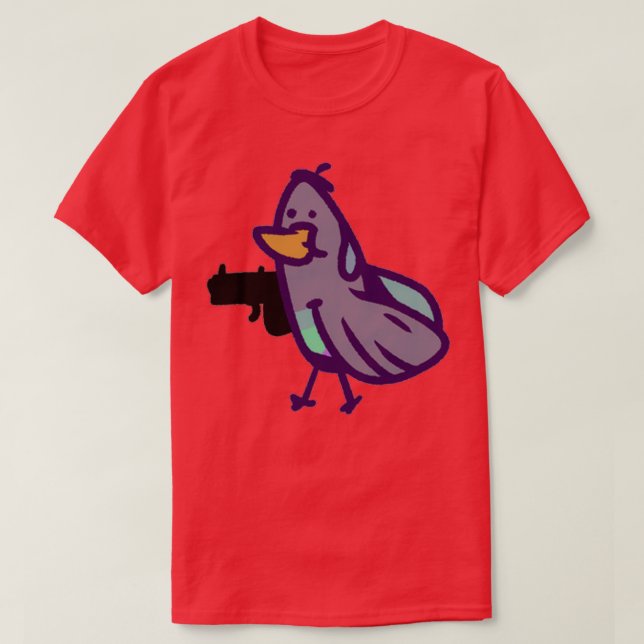 Camiseta Pistol Pigeon (Diseño del anverso)