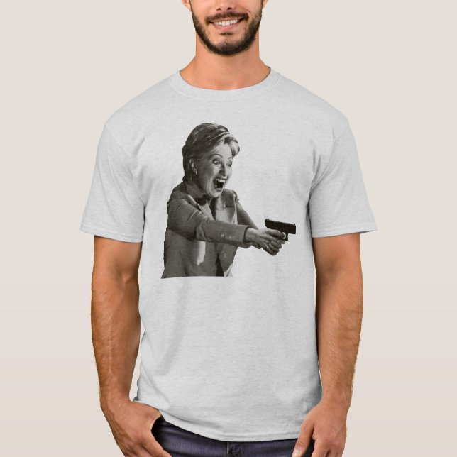 Camiseta Pistola de Hillary (Anverso)